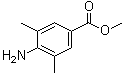 4-氨基-3,5-二甲基苯甲酸甲酯分子结构 (CAS 3095-48-5)