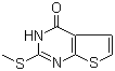 2-(Methylthio)thieno[2,3-d]pyrimidin-4(3H)-one molecular structure (CAS 309976-36-1)