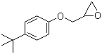 结构式 CAS# 3101-60-8, 4-叔丁基苯基缩水甘油醚