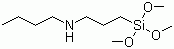 N-(3-(Trimethoxysilyl)propyl)butylamine molecular structure (CAS 31024-56-3)