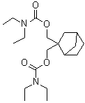 二乙基氨基甲酸 2-降冰片基亚基二甲基二酯分子结构 (CAS 31035-95-7)
