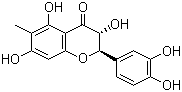 结构式 CAS# 31076-39-8, Cedeodarin; 6-甲基二氢槲皮素