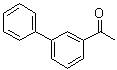 structure of CAS# 3112-01-4, 3-Acetyl-1,1'-biphenyl;3-Acetyl-1,1'-biphenyl; 3-Acetylbiphenyl; 3-Biphenylyl methyl ketone; 3'-Phenylacetophenone; NSC 87631; m-Phenylacetophenone