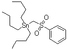 Tributyl[(phenylsulfonyl)methyl]stannane molecular structure (CAS 31126-39-3)