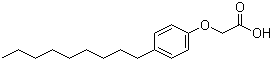 结构式 CAS# 3115-49-9, (4-壬基苯氧基)乙酸