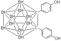 1,2-Bis(4-hydroxyphenyl)-o-carborane molecular structure (CAS 31177-92-1)
