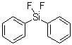 structure of CAS# 312-40-3, Difluorodiphenylsilane;Diphenyldifluorosilane; Diphenylsilane difluoride; NSC 136542