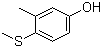 3-Methyl-4-(methylthio)phenol molecular structure (CAS 3120-74-9)