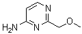 2-(甲氧基甲基)-4-嘧啶胺分子结构 (CAS 3122-85-8)