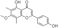 structure of CAS# 3122-87-0, Sideroxylin;Sideroxyline; 4',5-Dihydroxy-7-methoxy-6,8-dimethylflavone
