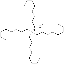 四辛基氯化铵分子结构 (CAS 3125-07-3)