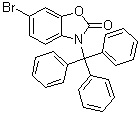 6-Bromo-3-(triphenylmethyl)-2(3H)-benzoxazolone molecular structure (CAS 312537-44-3)
