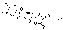 [mu-[Ethanedioato]]bis[ethanedioato]disamarium monohydrate molecular structure (CAS 312695-68-4)