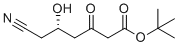 (S)-tert-Butyl 6-cyano-5-hydroxy-3-oxohexanoate molecular structure (CAS 312745-90-7)