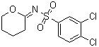 3,4-Dichloro-N-(tetrahydro-2H-pyran-2-ylidene)benzenesulfonamide molecular structure (CAS 3128-52-7)