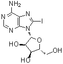8-Iodoadenosine molecular structure (CAS 31281-88-6)