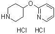 4-(2-Pyridyloxy)piperidine dihydrochloride molecular structure (CAS 313490-36-7)