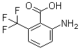 2-氨基-6-三氟甲基苯甲酸分子结构 (CAS 314-46-5)