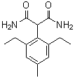 2-(2,6-Diethyl-4-methylphenyl)propanediamide molecular structure (CAS 314020-40-1)