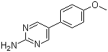 结构式 CAS# 31408-47-6, 5-(4-甲氧基苯基)嘧啶-2-胺