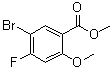 结构式 CAS# 314298-22-1, 5-溴-4-氟-2-甲氧基苯甲酸甲酯