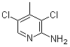 2-Amino-3,5-dichloro-4-methylpyridine molecular structure (CAS 31430-47-4)