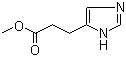 1H-咪唑-5-丙酸甲酯分子结构 (CAS 31434-93-2)