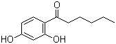 structure of CAS# 3144-54-5, 4-Hexanoylresorcinol;2',4'-Dihydroxyhexanophenone