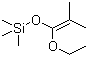 1-Ethoxy-2-methyl-1-(trimethylsiloxy)-1-propene molecular structure (CAS 31469-16-6)