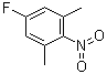 structure of CAS# 315-12-8, 3,5-Dimethyl-4-nitrofluorobenzene;5-Fluoro-1,3-dimethyl-2-nitrobenzene; 5-Fluoro-2-nitro-m-xylene