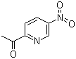 1-(5-硝基吡啶-2-基)乙酮分子结构 (CAS 31557-75-2)