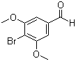 4-Bromo-3,5-dimethoxy-benzaldehyde molecular structure (CAS 31558-40-4)