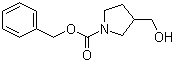 structure of CAS# 315718-05-9, 1-Cbz-3-hydroxymethylpyrrolidine;3-Hydroxymethylpyrrolidine-1-carboxylic acid benzyl ester
