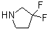 structure of CAS# 316131-01-8, 3,3-Difluoropyrrolidine