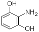 结构式 CAS# 3163-15-3, 2-氨基间苯二酚; 2-氨基-1,3-苯二酚