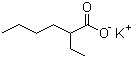 异辛酸钾分子结构 (CAS 3164-85-0)