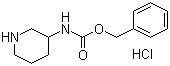 structure of CAS# 31648-54-1, 3-Cbz-aminopiperidine hydrochloride