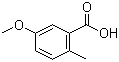 5-Methoxy-2-methylbenzoic acid molecular structure (CAS 3168-59-0)
