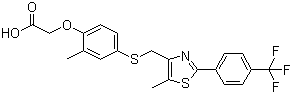 GW 501516 molecular structure (CAS 317318-70-0)
