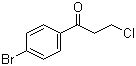 4'-Bromo-3-chloropropiophenone molecular structure (CAS 31736-73-9)