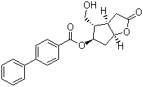 (-)-Corey lactone 4-phenylbenzoate alcohol molecular structure (CAS 31752-99-5)