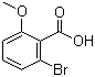 结构式 CAS# 31786-45-5, 2-溴-6-甲氧基苯甲酸
