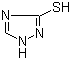 结构式 CAS# 3179-31-5, 3-巯基-1,2,4-三氮唑