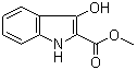 结构式 CAS# 31827-04-0, 3-羟基吲哚-2-甲酸甲酯