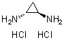 structure of CAS# 3187-76-6, trans-1,2-Cyclopropanediamine dihydrochloride;NSC 263658
