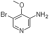 3-Amino-4-methoxy-5-bromopyridine molecular structure (CAS 31872-78-3)