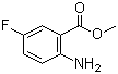 structure of CAS# 319-24-4, Methyl 2-amino-5-fluorobenzoate;2-Amino-5-fluorobenzoic acid methyl ester