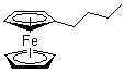 Butylferrocene molecular structure (CAS 31904-29-7)