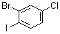 2-Bromo-4-chloro-1-iodobenzene molecular structure (CAS 31928-44-6)