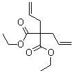 structure of CAS# 3195-24-2, Diethyl diallylmalonate;2,2-(Diallyl)malonic acid diethyl ester; Di-2-propenylpropanedioic acid diethyl ester; Diethyl 2,2-diallylmalonate